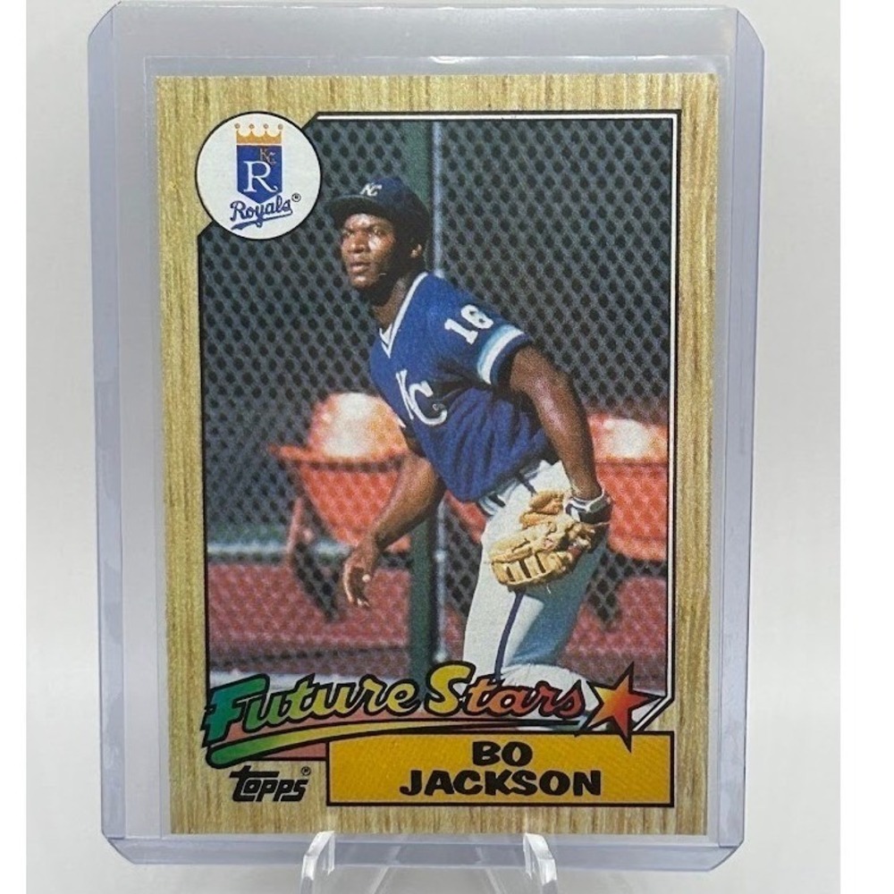 Bo Jackson Rookie Future Stars Insert 1987 Topps #170 MLB Kansas City Royals